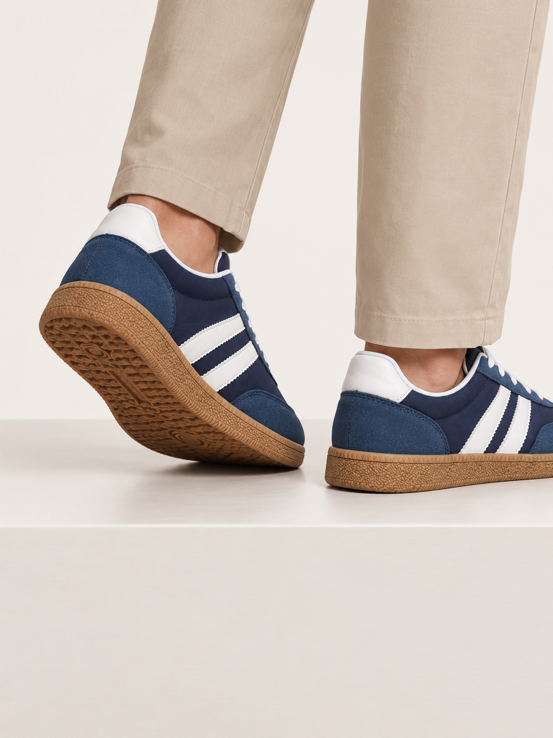 Men’s Retro Low-Top Lace-Up Sneakers