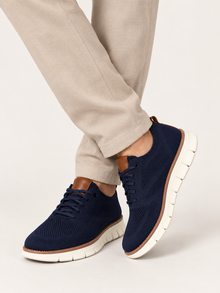 Men’s Orthopedic Knit Lace-Up Sneakers